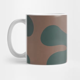 Abstract Tropical Floral - Earthy Tones Mug